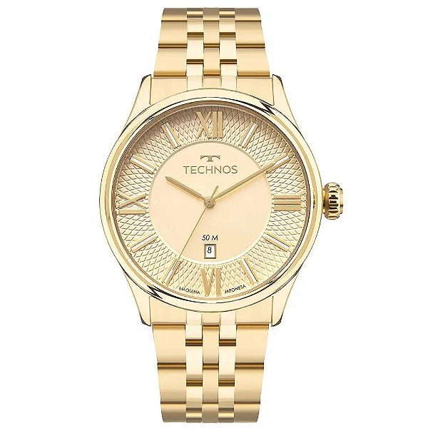 Relógio Technos Masculino Executive Dourado - 2115UAV/1X