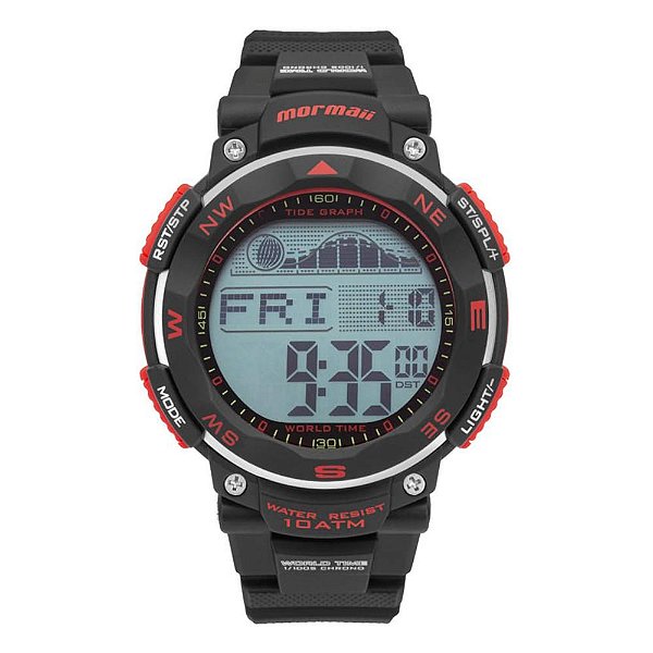 Relógio Mormaii Masculino Pro Preto - MOMD14339P/8R