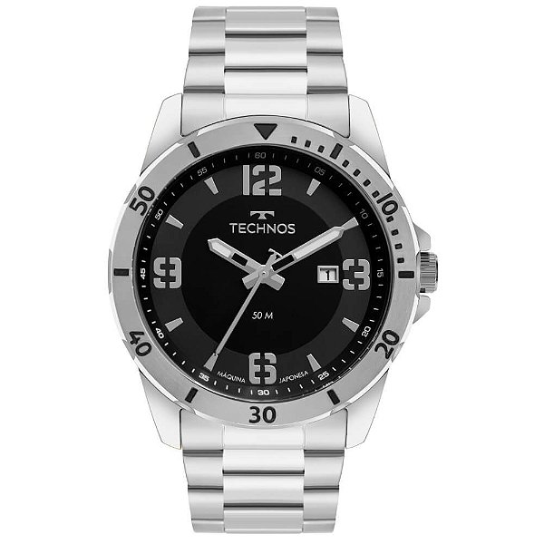 Relógio Technos Masculino Racer Prata - 2115MYN/1P