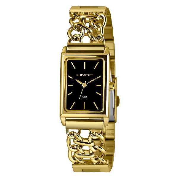 Relógio Feminino Lince Dourado LQG4798L23 P1KX