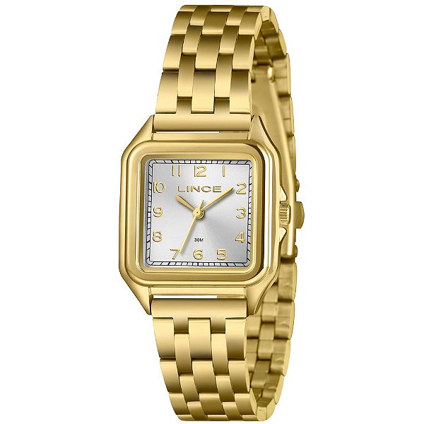 Relógio Feminino Lince Dourado LQGM046L30 S2KX