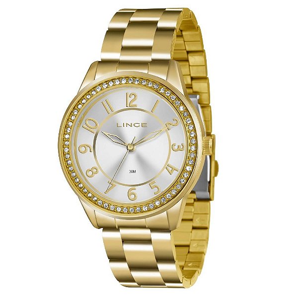 Relógio Feminino Lince Dourado LRG4339L S2KX