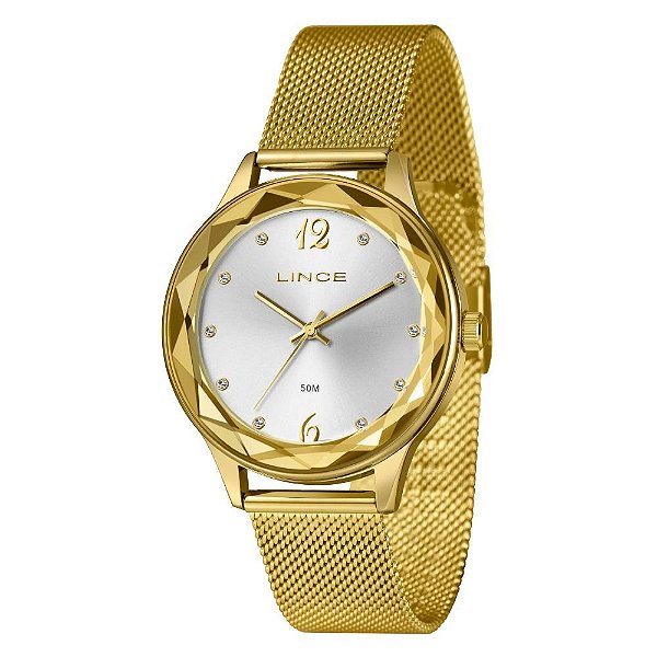 Relógio Feminino Lince Dourado LRG4826L40 S2KX