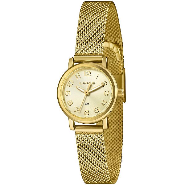 Relógio Feminino Lince Dourado LRGH272L25 C2KX
