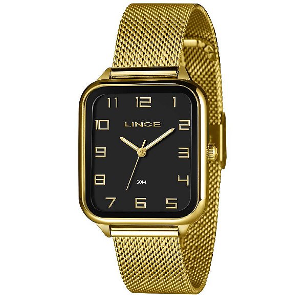 Relógio Lince Feminino Dourado MQGH248L34 P2KX