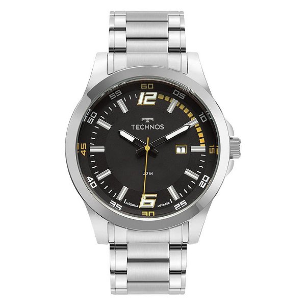 Relógio Technos Masculino Racer Basico Prata - 2115NBB/1E
