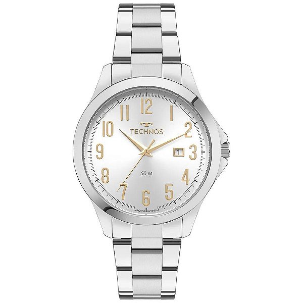 Relógio Technos Masculino Steel Prata - 2115UAY/1K