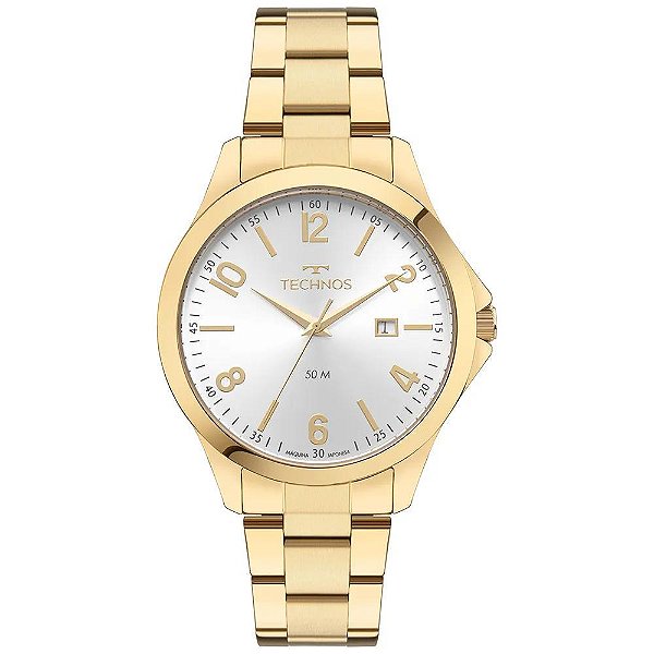 Relógio Technos Masculino Steel Dourado - 2115UAZ/1K