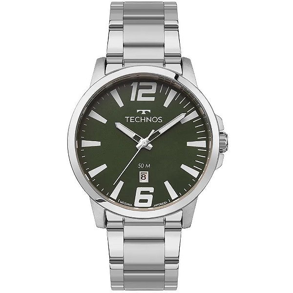 Relógio Technos Masculino Racer Prata - 2115UCN/1V