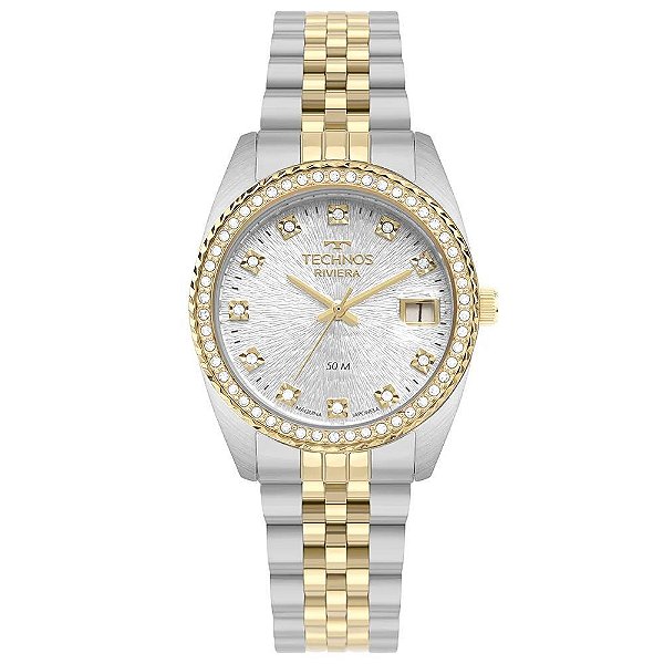 Relógio Technos Feminino Riviera Bicolor - 2117LFS/1K