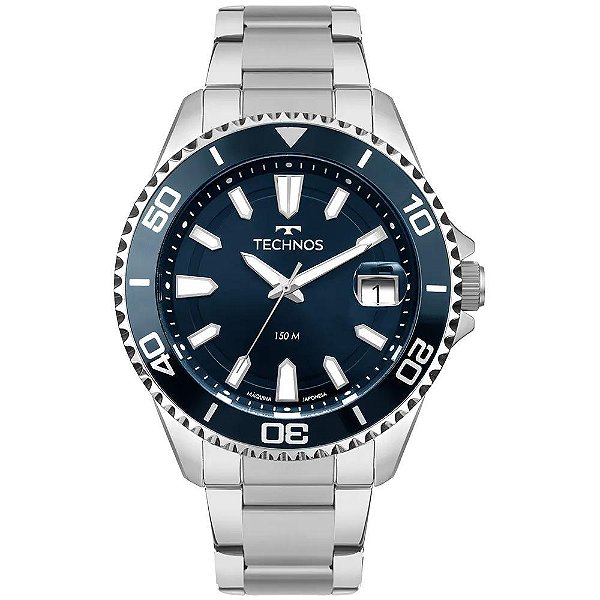 Relógio Technos Masculino Acqua Prata - 2415EK/1A