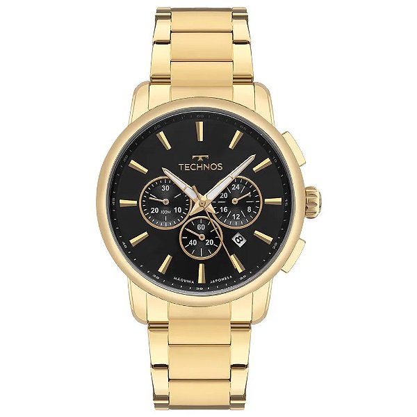 Relógio Technos Masculino Grandtech Dourado - JS15EOA/1P