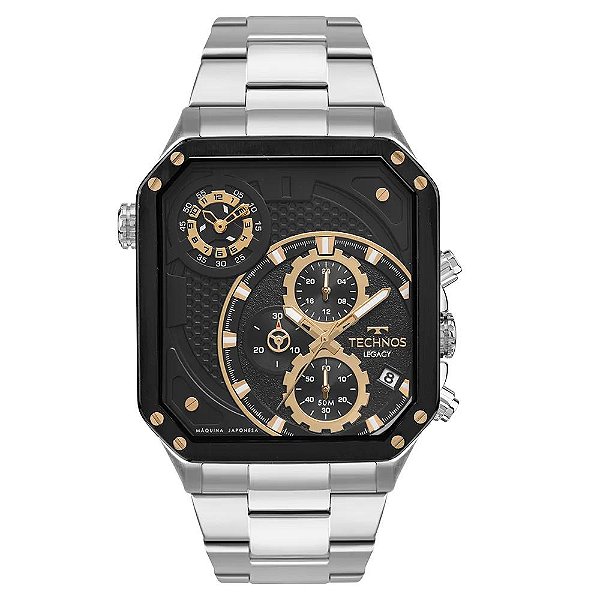 Relógio Technos Masculino Legacy Prata- JS152MAQAB/1P