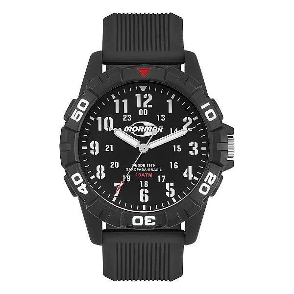 Relógio Mormaii Masculino Casual Preto - MOPC21JALM/8P