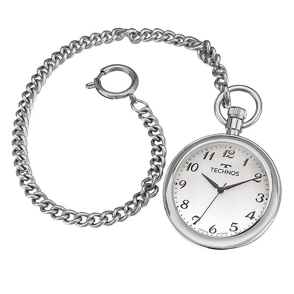 Relógio De Bolso Technos Masculino Heritage - 2035NEG/1B