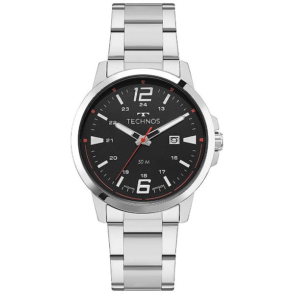 Relógio Technos Masculino Racer Basico Prata - 2115UCM/1P