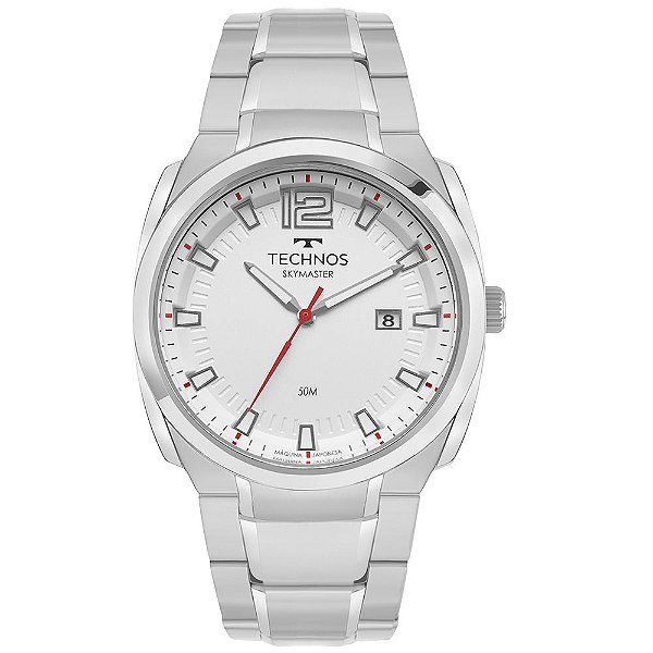 Relógio Technos Masculino Skymaster Prata - 2315LBI/1B