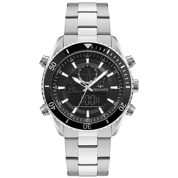 Relógio Technos Masculino Ts Digitech Prata - YXDAD1431AA/1P