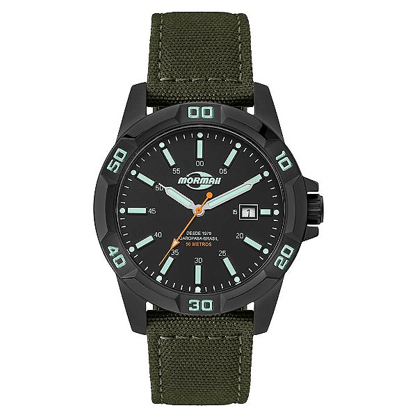 Relógio Mormaii Masculino Steel Basic Preto - MO2317AF/2P