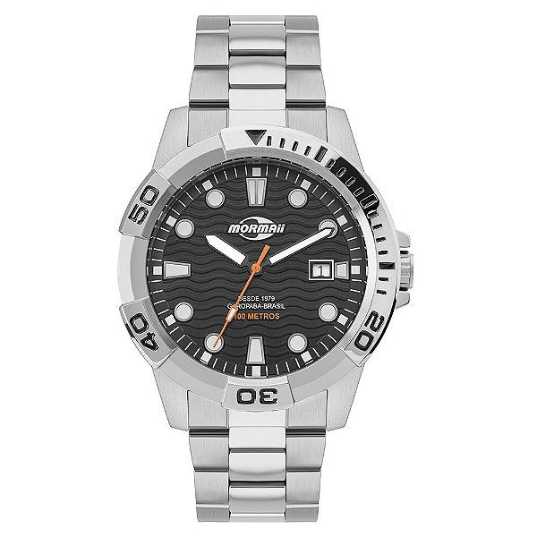 Relógio Mormaii Masculino Steel Basic Prata - MO2317AN/1P