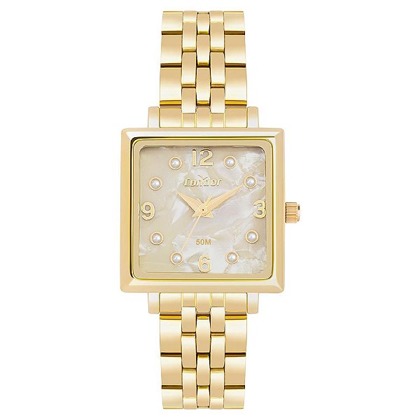 Relógio Condor Feminino Elegante Dourado - CO2035NUN/4X