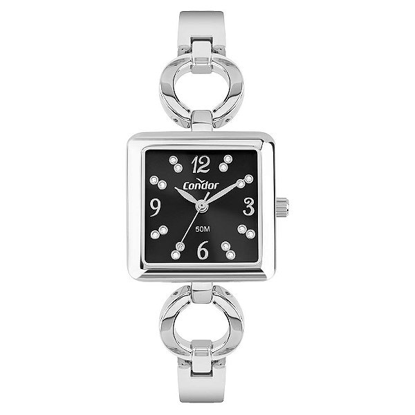 Relógio Condor Feminino Bracelete Prata - CO2035NVE/5P
