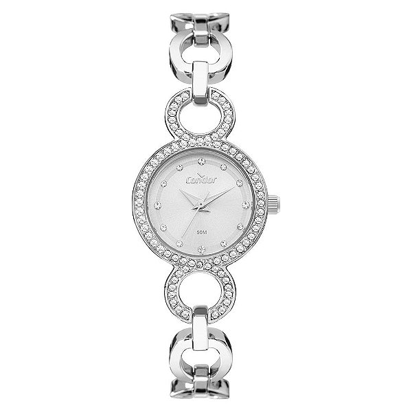 Relógio Condor Feminino Bracelete Prata - CO2035NVH/5K