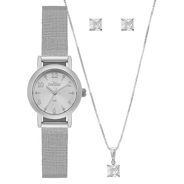 Kit Condor Feminino Mini Prata - CO2035NWR/K4K