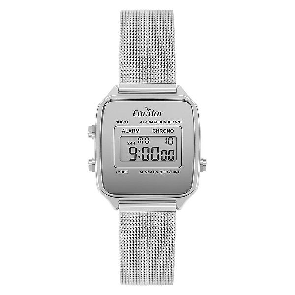 Relógio Condor Feminino Digital Prata - COJHS512BAD/4K
