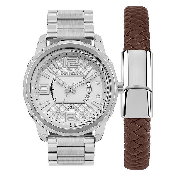 Kit Condor Masculino Speed Prata - CO2115NCC/K4K