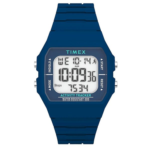 Relógio Timex Digital Activity Tracker Azul – TW5M55700