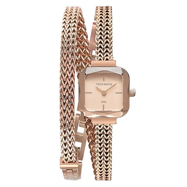 Relógio Technos Feminino Mini Rosé - 5Y20LY/1J
