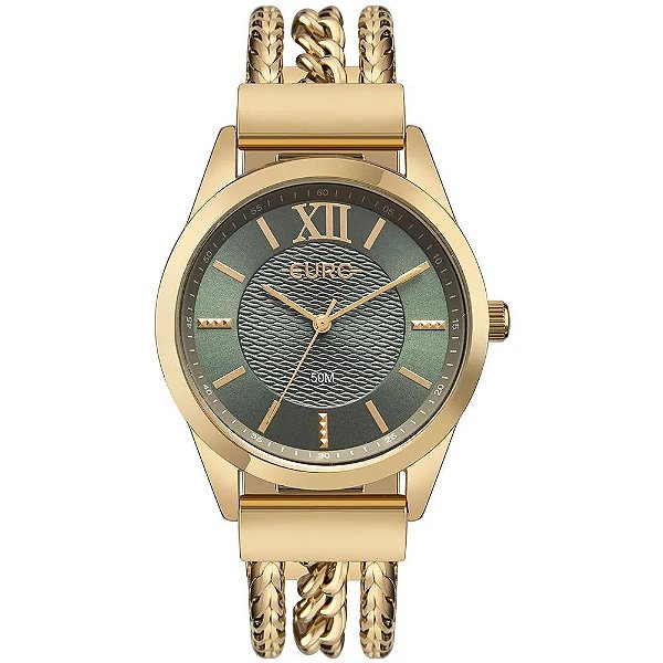 Relógio Euro Feminino Chains Dourado - EU2035YWR/4V