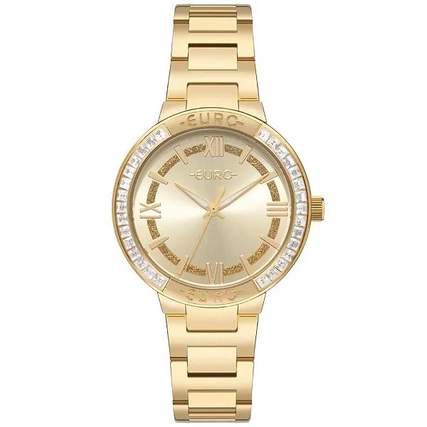 Relógio Euro Feminino Stones Dourado - EU2035YYK/4D