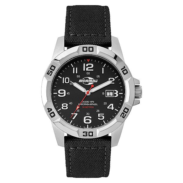 Relógio Mormaii Masculino Steel Basic Prata - MO2317AC/2P