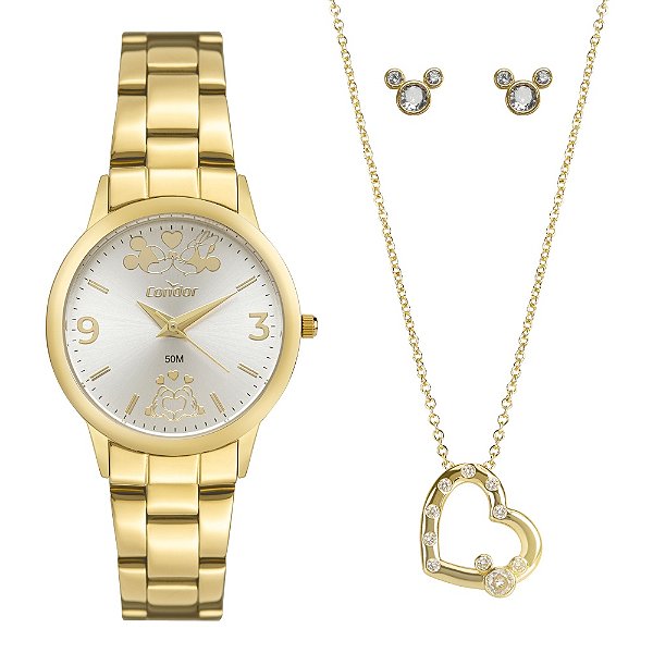 Kit Relógio Condor Feminino CO2035NHG/K4K