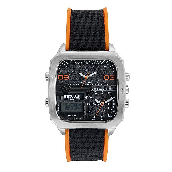 Relógio Seculus Masculino Anadigi 77219G0SVNN3