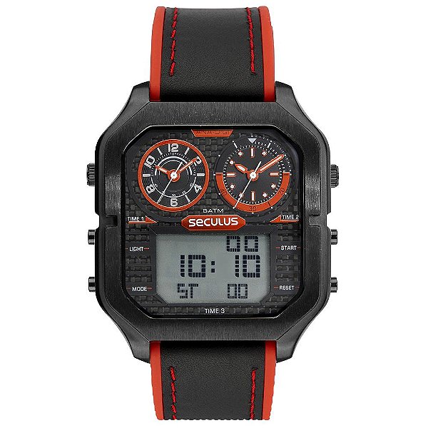 Relógio Seculus Masculino Anadigi 77304GPSVPU3