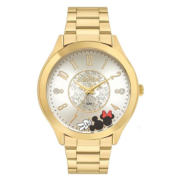 Relógio Condor Feminino Mini Dourado - CO2035NHI/I4K