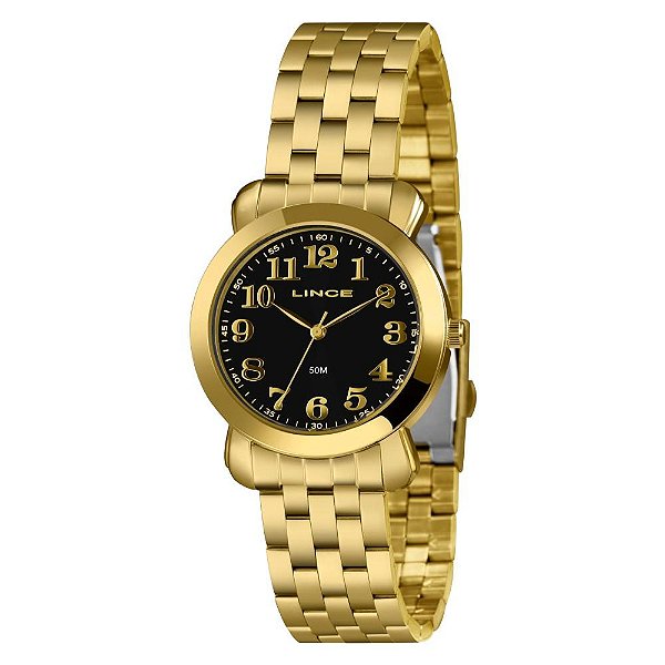 Relógio Lince Feminino Dourado LRG4778L36 P2KX