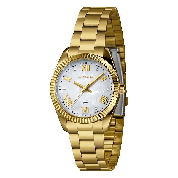 Relógio Lince Feminino Dourado LRGJ170L36 B3KX