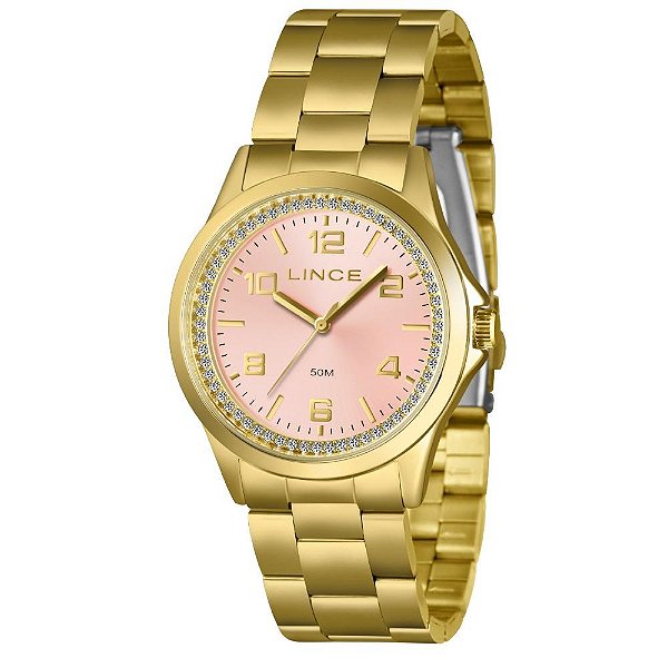 Relógio Lince Feminino Dourado LRGJ179L38 R2KX