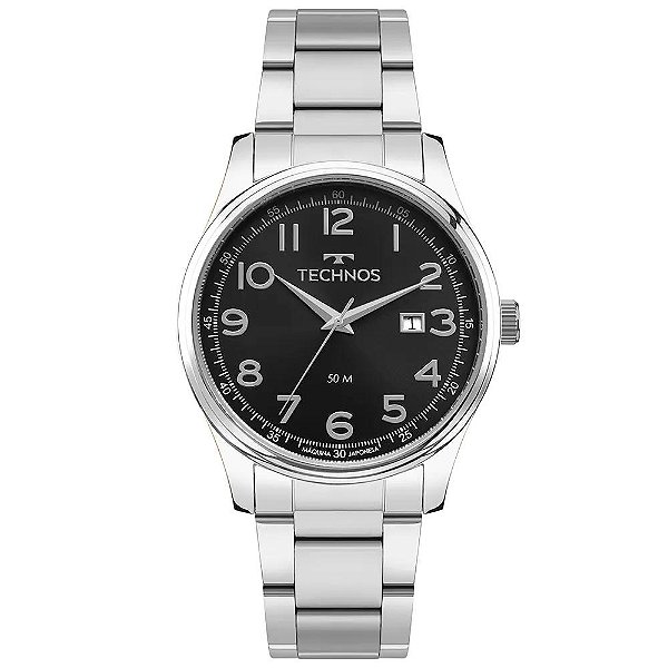 Relógio Technos Masculino Steel Prata - 2115UCH/1P