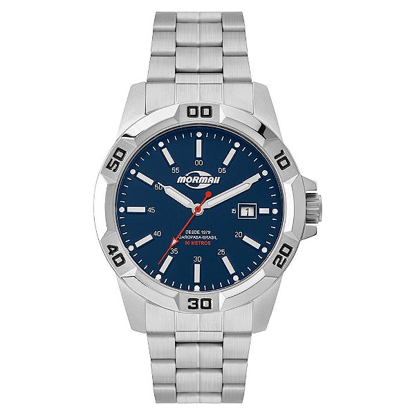 Relógio Mormaii Masculino Steel MO2317AG/1A