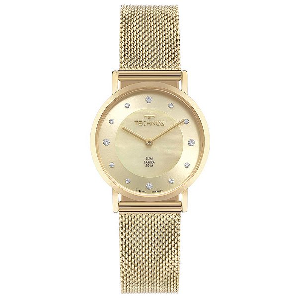Relógio Technos Feminino Slim 2025LVA/1X