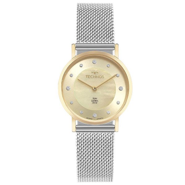 Relógio Technos Feminino Slim 2025LVB/1X
