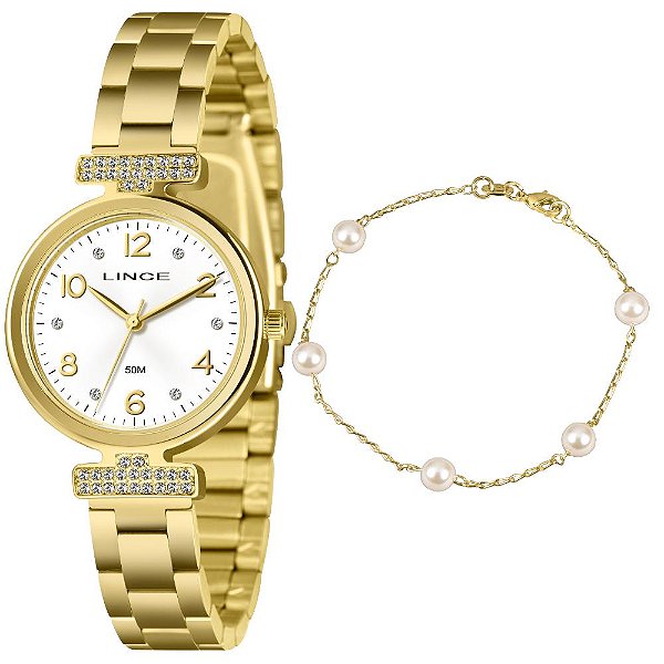 Kit Relógio Lince Feminino LRGH305L30 K0L8B2KX