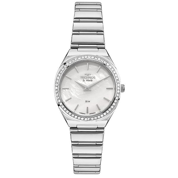 Relógio Technos Feminino St.moritz Prata - 2025LVC/1K