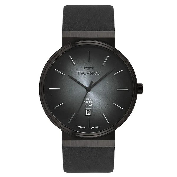 Relógio Technos Masculino Slim Grafite - GM12AJ/0P