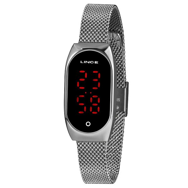 Relógio Lince Feminino Led Digital Prata – LDM4641L-PXSX
